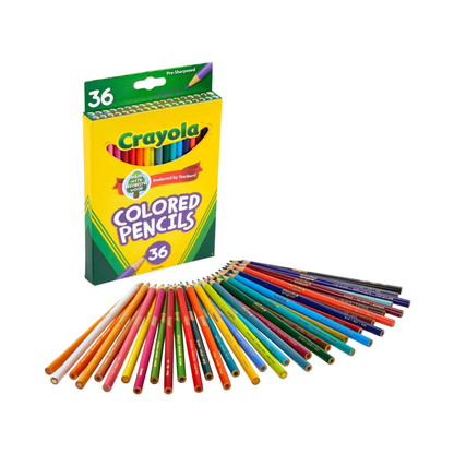Crayola Colored Pencils / 36 Lápices de Colores Colores y Plumones Crayola