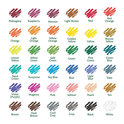 Crayola Colored Pencils / 36 Lápices de Colores Colores y Plumones Crayola