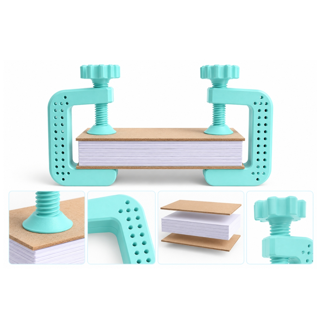 Set de 2 Prensas Aqua para Encuadernación con Pegamento