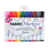 Permanent Fabric Markers / 10 Marcadores de Tela Punta de Pincel Marcadores & Plumones Tulip