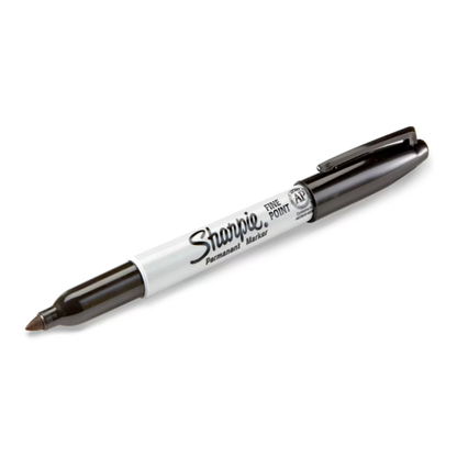 Marcador Permanente Sharpie Punta Fina Negro Marcadores &amp; Plumones Sharpie