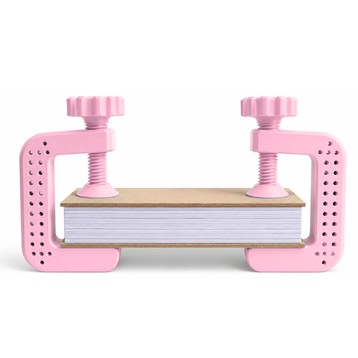 Set de 2 Mini Prensas Rosa para Encuadernación