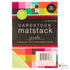 Single-Sided Mat Stack Jewels /  Block de Cartulina Multicolor 4.5" Papel DCWV