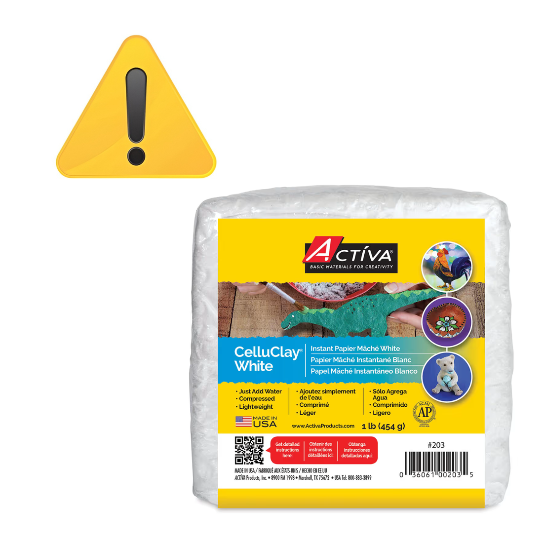 EA Cellu Clay / Papel Maché Instantáneo Modelado ACTIVA