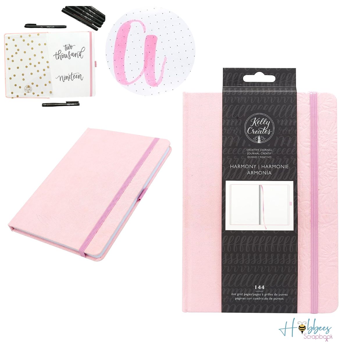 Creative Journal Harmony / Agenda Creativa Rosa Agendas y Journals Kelly Creates