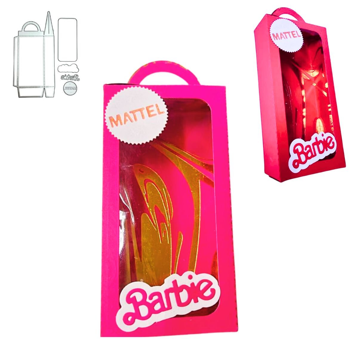 Suajes de Cajita de Barbie Dados de Corte / Suajes / Troqueles Hobbees