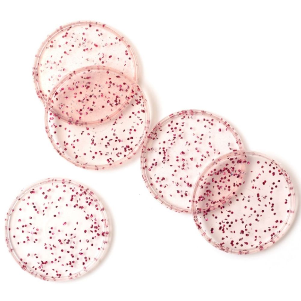 Pink Glitter Discs 1.75"/ Discos para Agendas Rosa con Glitter Discos para Planners Maggie Holmes