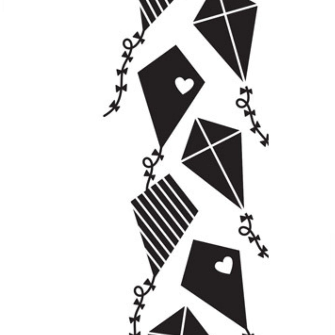 Embossing Folder Stacked Kites / Folder de Grabado Papalotes Folders de Grabado Darice