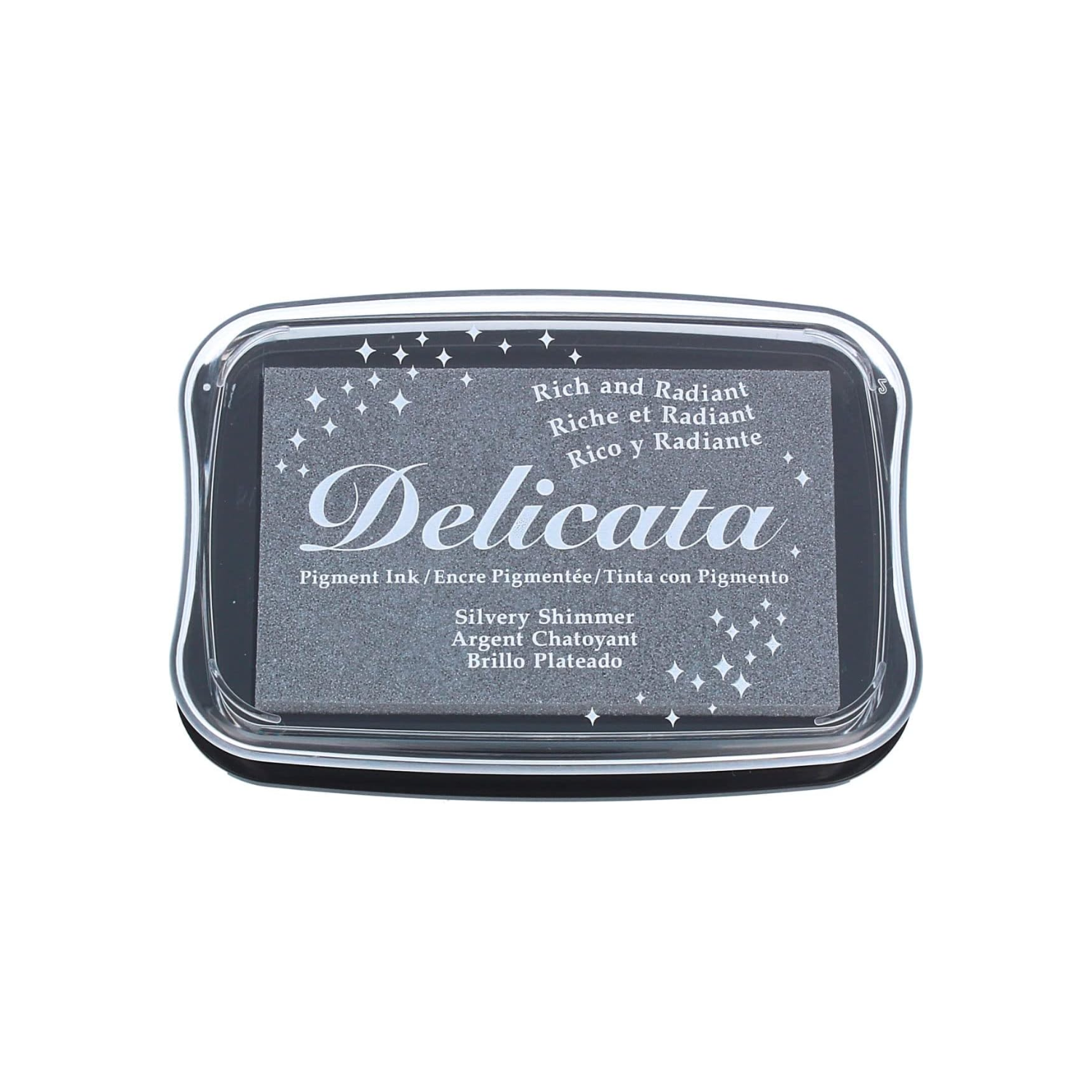 Delicata Silvery Shimmer Ink / Tinta Plateada Brillante Tintas Tsukineko