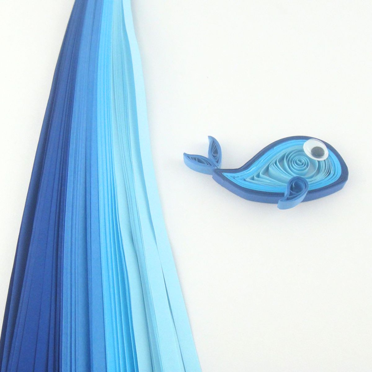 Quilling Paper Blue Shades / Tiras de Papel para Filigrana Azules
