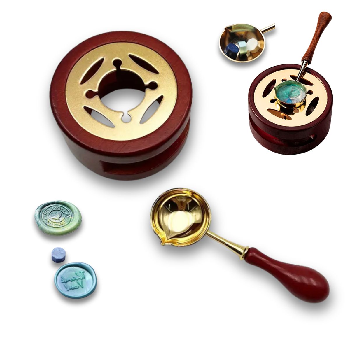 Horno o Estufa de Madera para Fundir Cera o Lacre Herramientas Hobbees