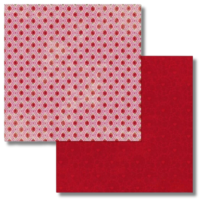 Count the Ways Sweetheart / 25 Hojas Doble Cara Rosas Papel BoBunny