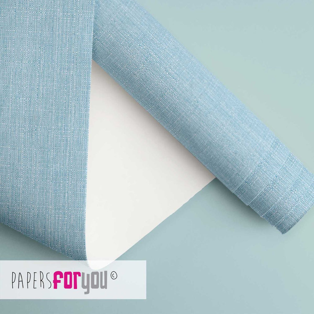 Lino Español para Encuadernación Azul Suave Encuadernacion Papers For You