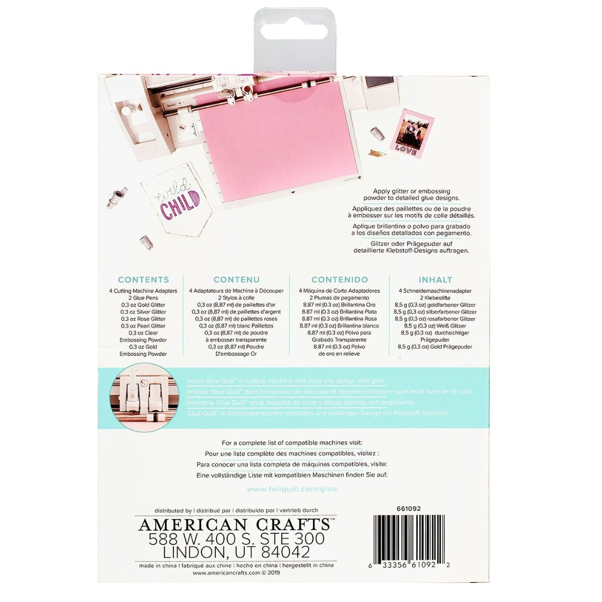 Glue Quill All-In-One Kit / Kit de Pegamento para Plotters Plotter Accesorios We R Memory Keepers