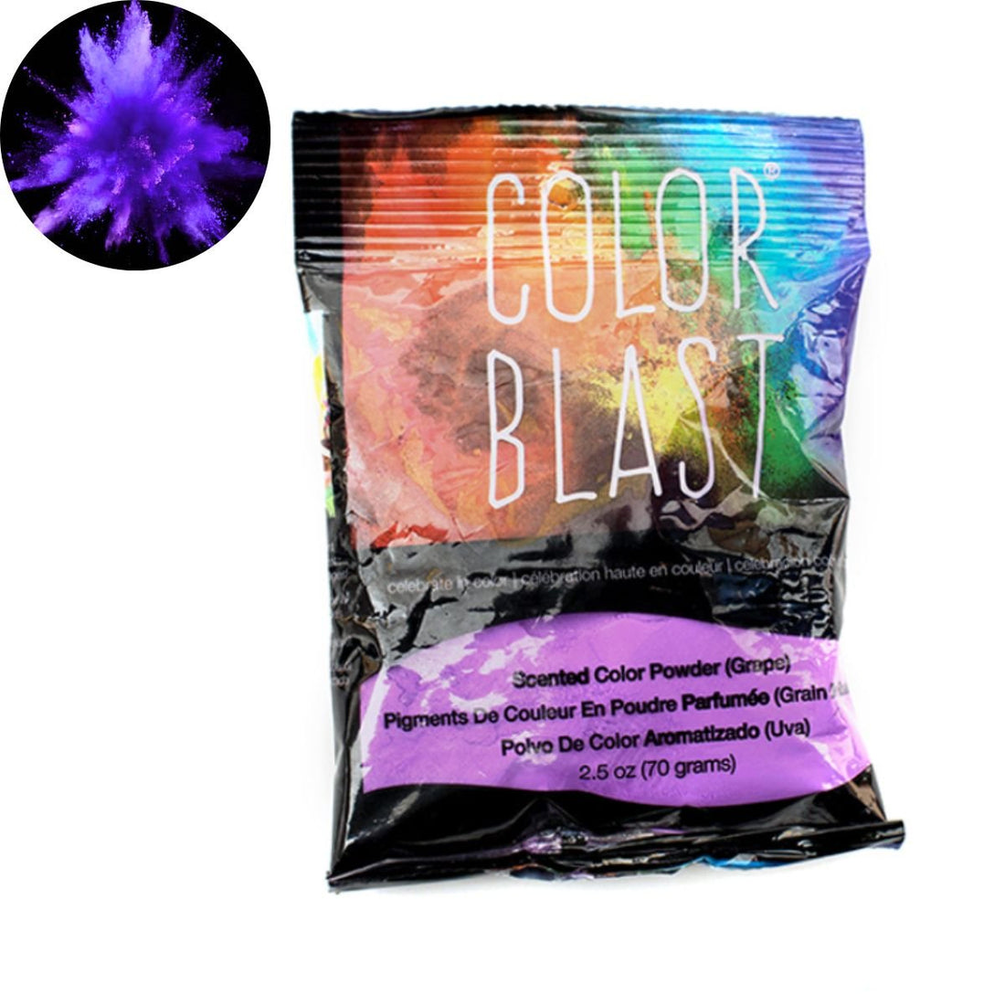 Scented Color Blast Grape / Polvo para Fiesta Arcoiris Color y Aroma Uva Fiestas American Crafts