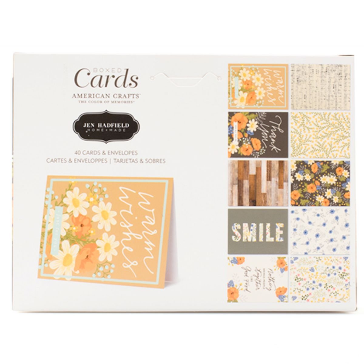 Box of Cards Simple Life  / Tarjetas y Sobres La Vida es Simple Sobres y Etiquetas American Crafts