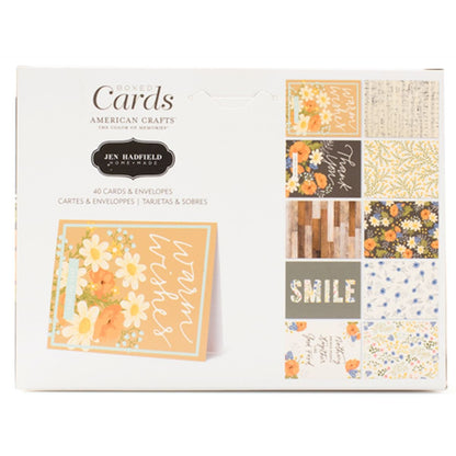 Box of Cards Simple Life  / Tarjetas y Sobres La Vida es Simple Sobres y Etiquetas American Crafts