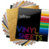 Textured Metallic Vinyl Sheets Pack / 10 Hojas De Vinil Metalizado Texturizado Descontinuado Teckwrap