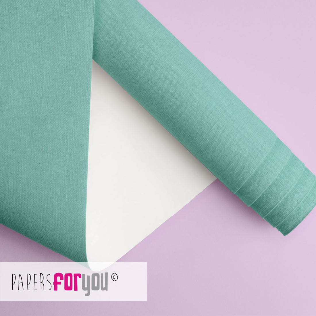 Lino Español para Encuadernación Minty Candy Encuadernacion Papers For You