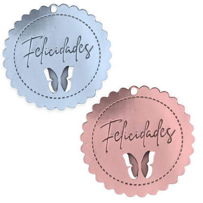 Suaje de Etiqueta Pop-Up Mariposa Felicidades Dados de Corte / Suajes / Troqueles Hobbees