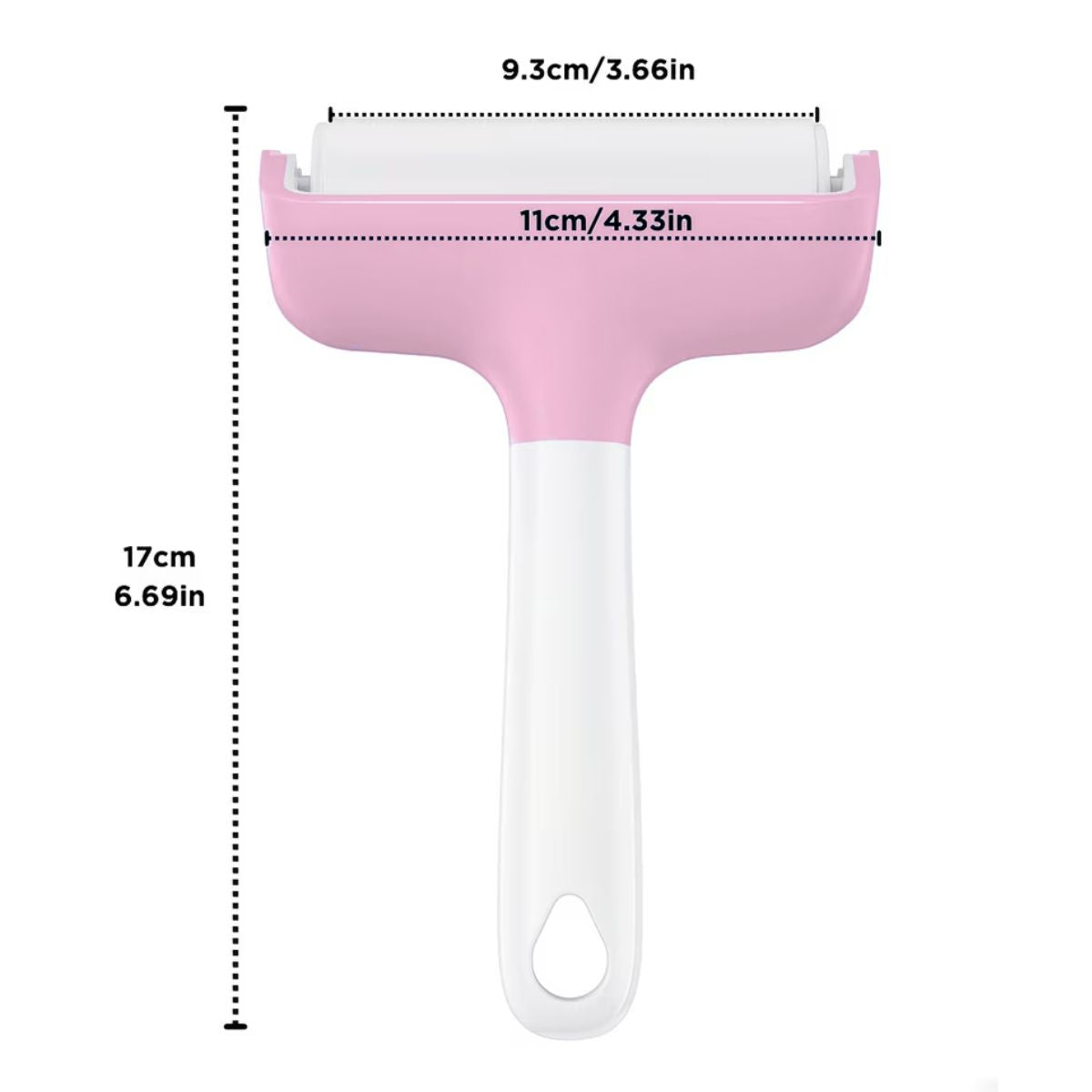 Soft Rubber Brayer / Rodillo Suave de Goma Rosa Herramientas Hobbees