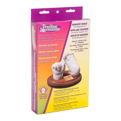 EA 3D Baby Memory Keepsake Kit / Kit de Recuerdos 3D Para Bebè Con Yeso Kits / Sets Darice