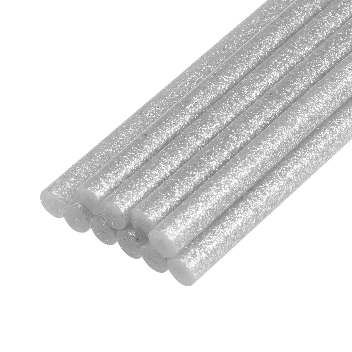 Barras Mini de Silicón con Brillitos Plata Adhesivos / Pegamentos Hobbees