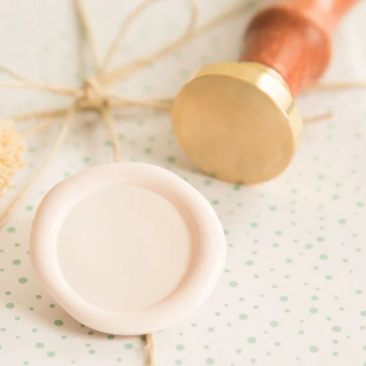 Sello para Lacre &quot;Circulo Neutro 2.5cm&quot; Sellos Mintopía