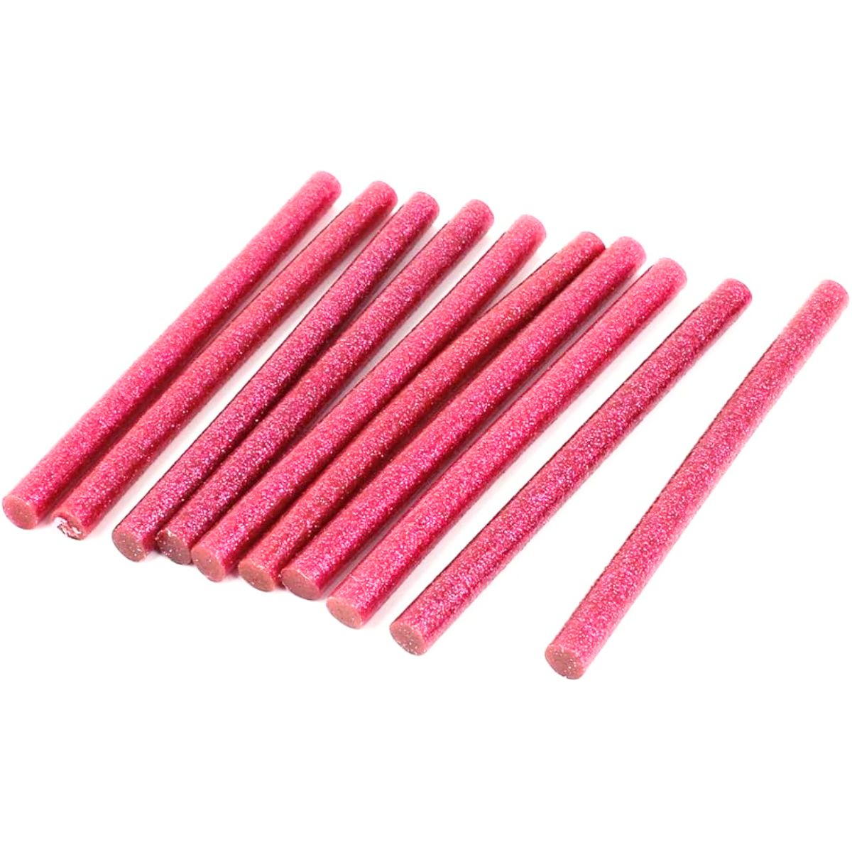 Barras Mini de Silicón con Brillitos Rosa Adhesivos / Pegamentos Hobbees