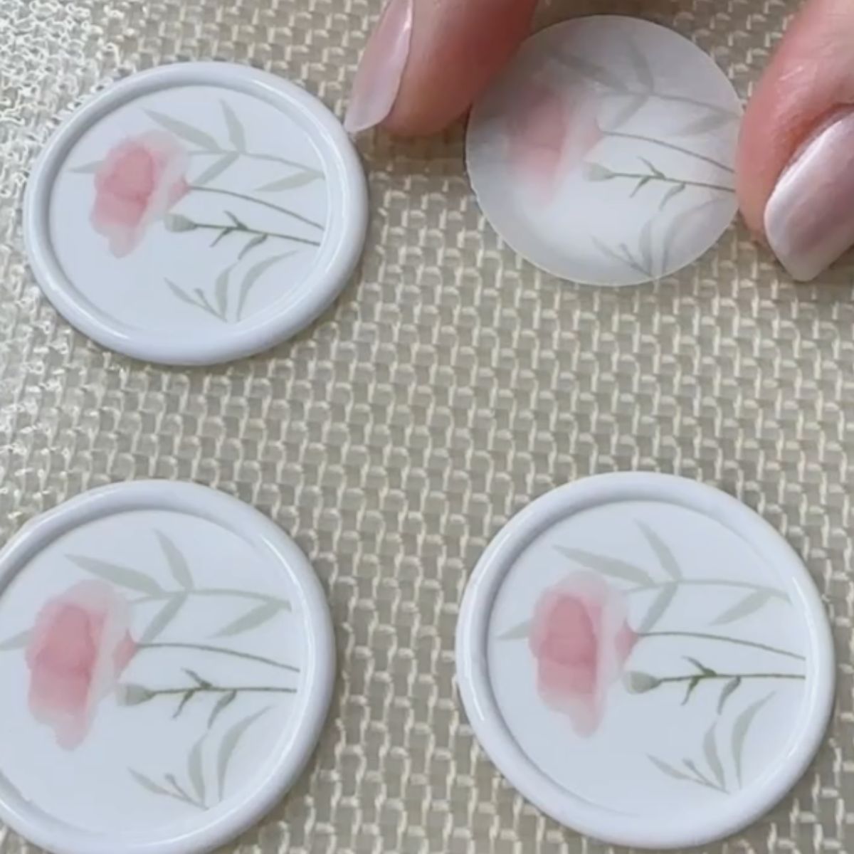 Sello para Lacre &quot;Circulo Neutro 3cm&quot; Sellos Mintopía