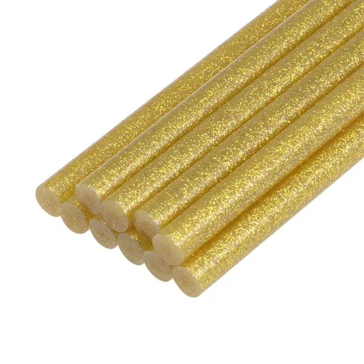 Barras Mini de Silicón con Brillitos Oro Adhesivos / Pegamentos Hobbees