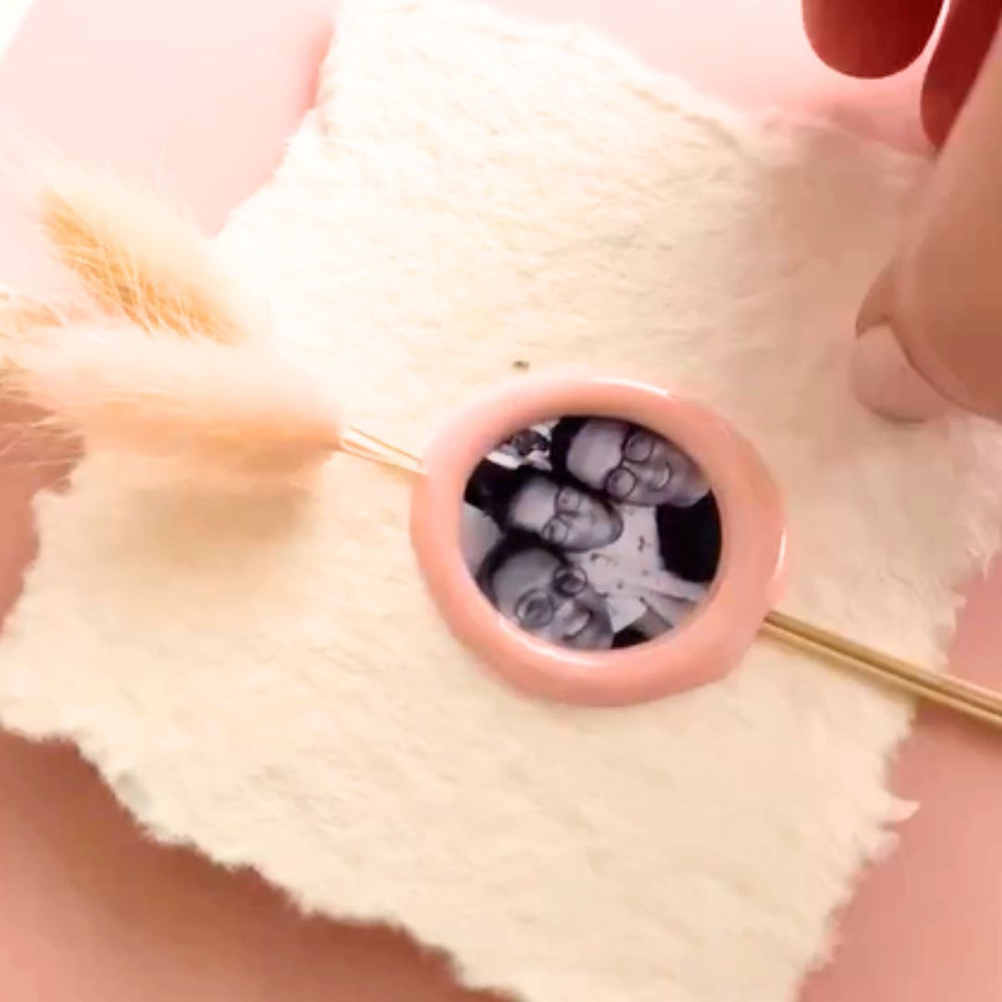 Sello para Lacre &quot;Circulo Neutro 2.5cm&quot; Sellos Mintopía