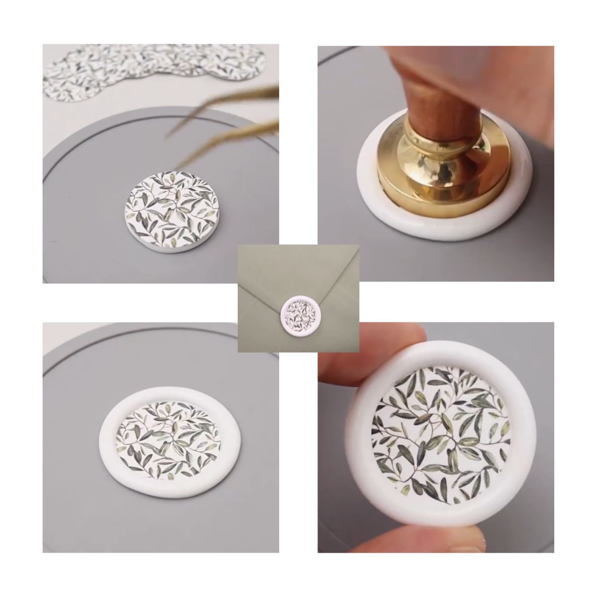 Sello para Lacre &quot;Circulo Neutro 2.5cm&quot; Sellos Mintopía