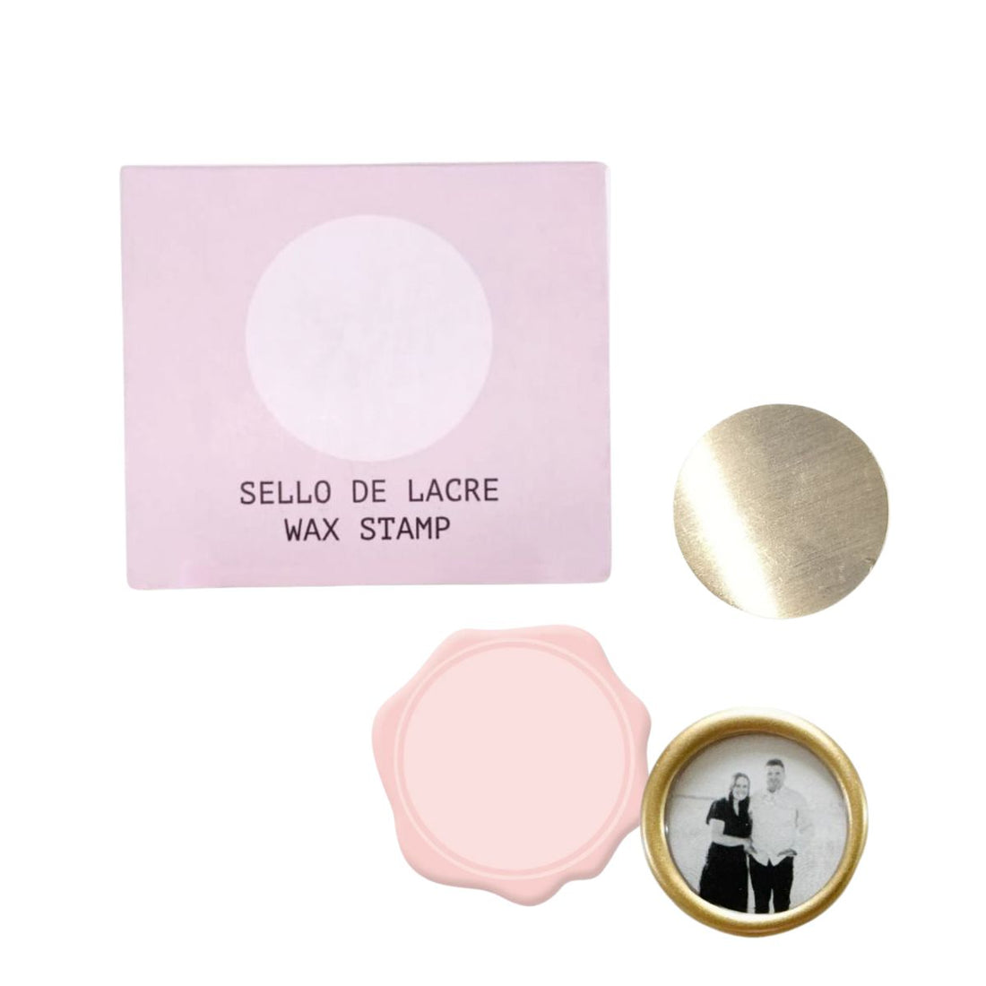 Sello para Lacre &quot;Circulo Neutro 3cm&quot; Sellos Mintopía