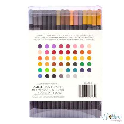 Artist Colored Pencils / 48 Lápices de Colores Colores y Plumones Art Supply Basics