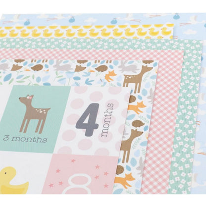 Lullaby Paper Pad / Block de Papel para Bebé 6" x 6" Descontinuado Pebbles