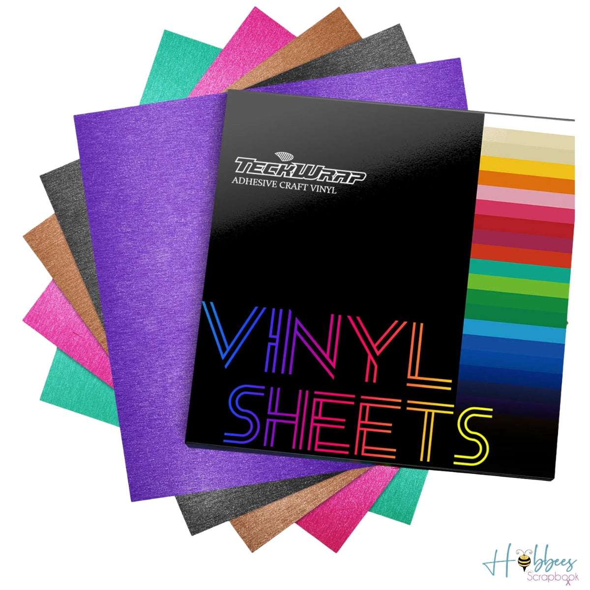 Satin Brush Vinyl Sheets Pack / 5 Hojas De Vinil Satinado