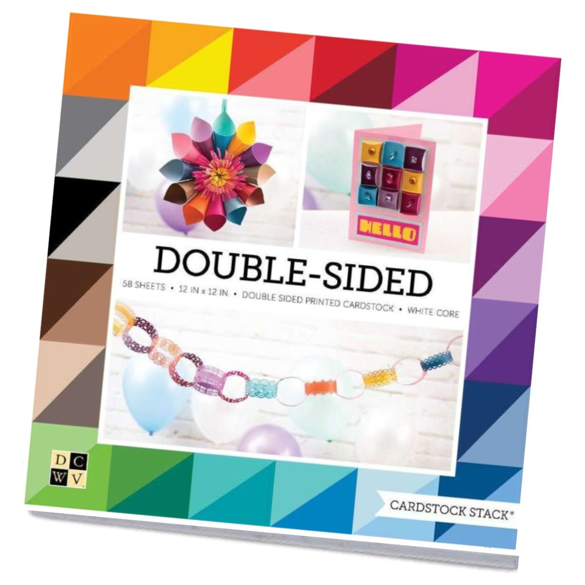 Double-Sided Textured Cardstock Stack / Block de Cartulina Texturizada Doble Cara Papel American Crafts