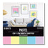 Pastel Smooth Cardstock / Block de Cartulina Colores Pastel 12" Papel Colorbok