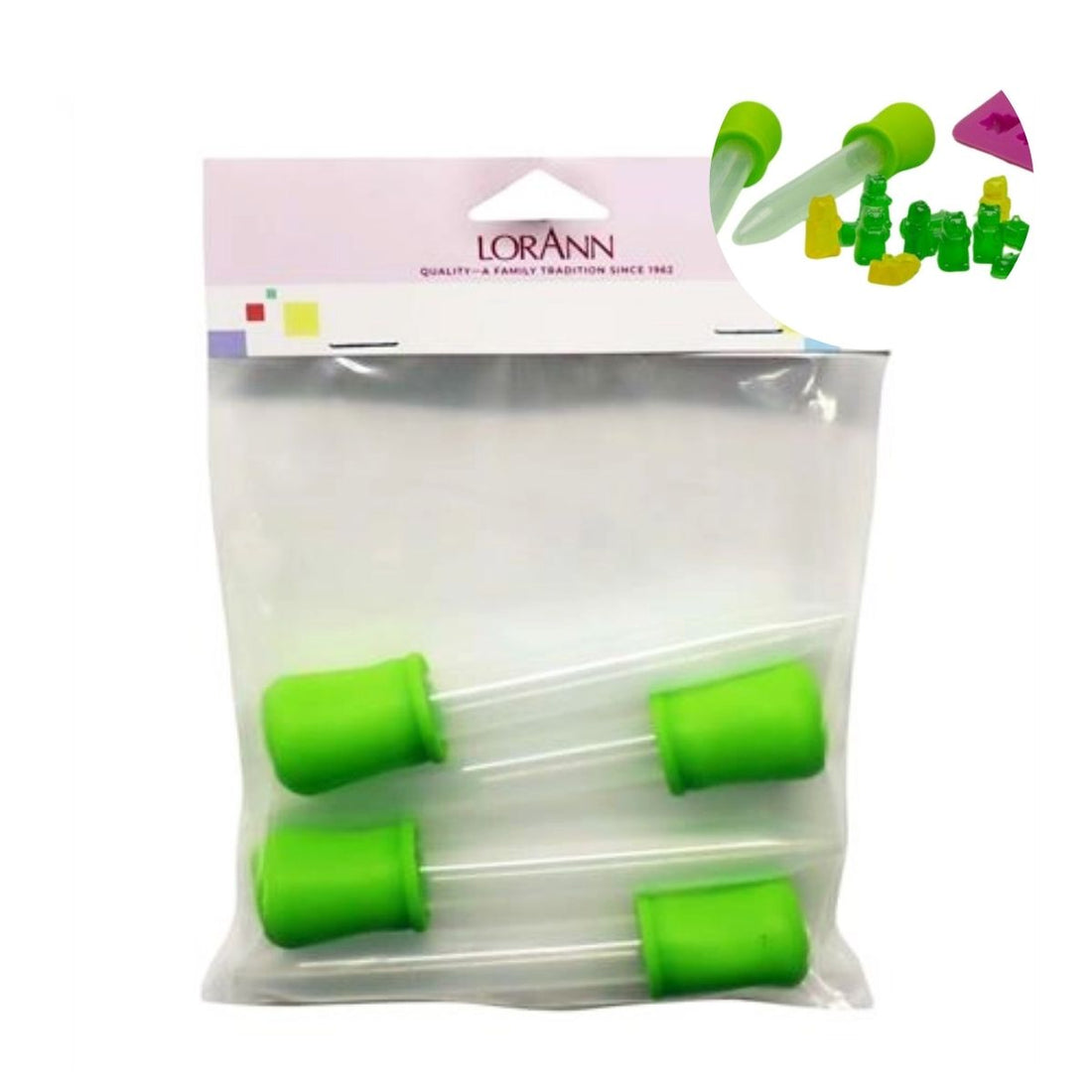 Gummy Droppers / Goteros para Gomitas Repostería Lorann Gourmet