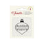 Merry & Bright Acrylic Stamp / Sello Acrílico Luz de Navidad Sellos American Crafts