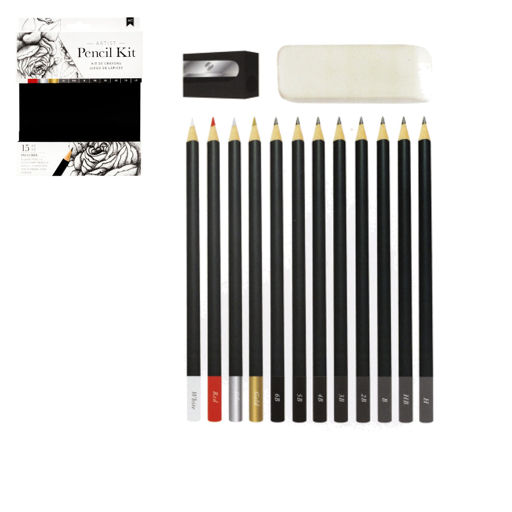 Drawing Set / Set de Dibujo 15 pz. Dibujo American Crafts