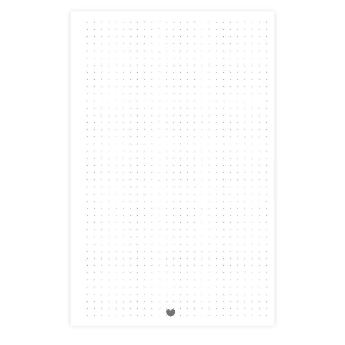 100 Hojas Interiores Media Carta Punto Corazón Encuadernacion Crazy Crafts