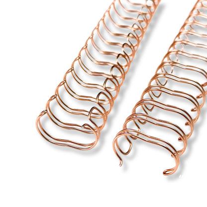 10 Espirales Metálicos Journelle Rose Gold 1 1/4” Arillos para Engargolar Angie Guerra &amp; Hobbees