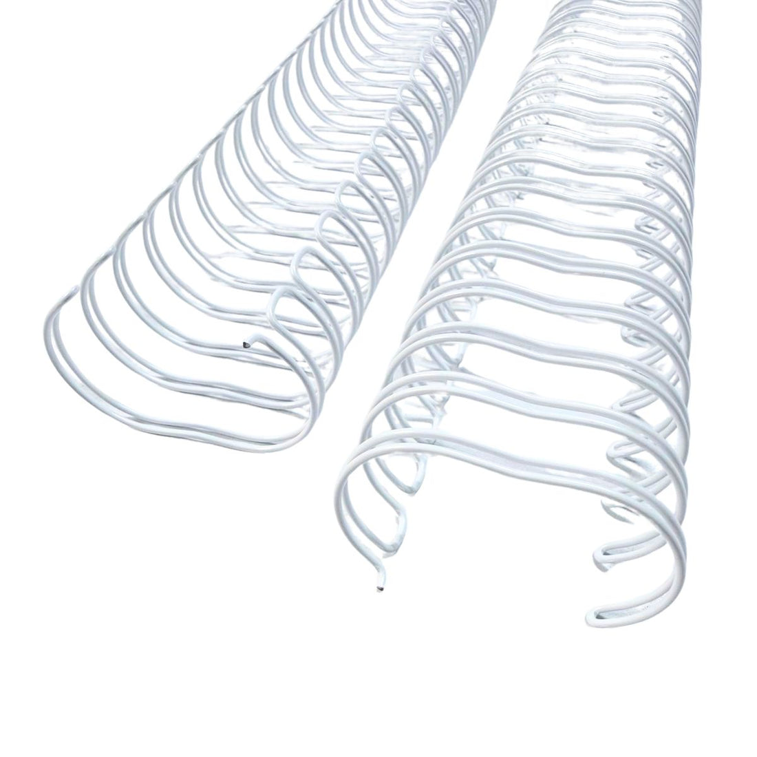 10 Espirales Metálicos Journelle Blancos 3/4" Arillos para Engargolar Angie Guerra &amp; Hobbees
