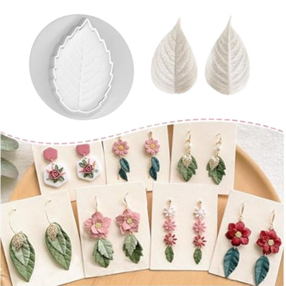 Embossing Cutters Leaves / Cortadores de Hojas con Eyector Herramientas para Modelado Lisa Pavelka