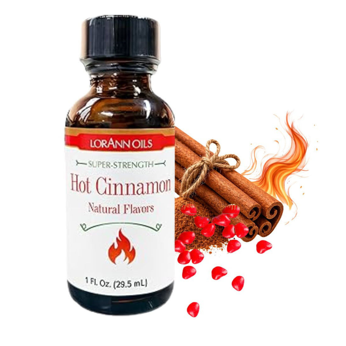 Hot Cinnamon / Saborizante Concentrado Canela Fuego Repostería Lorann Gourmet
