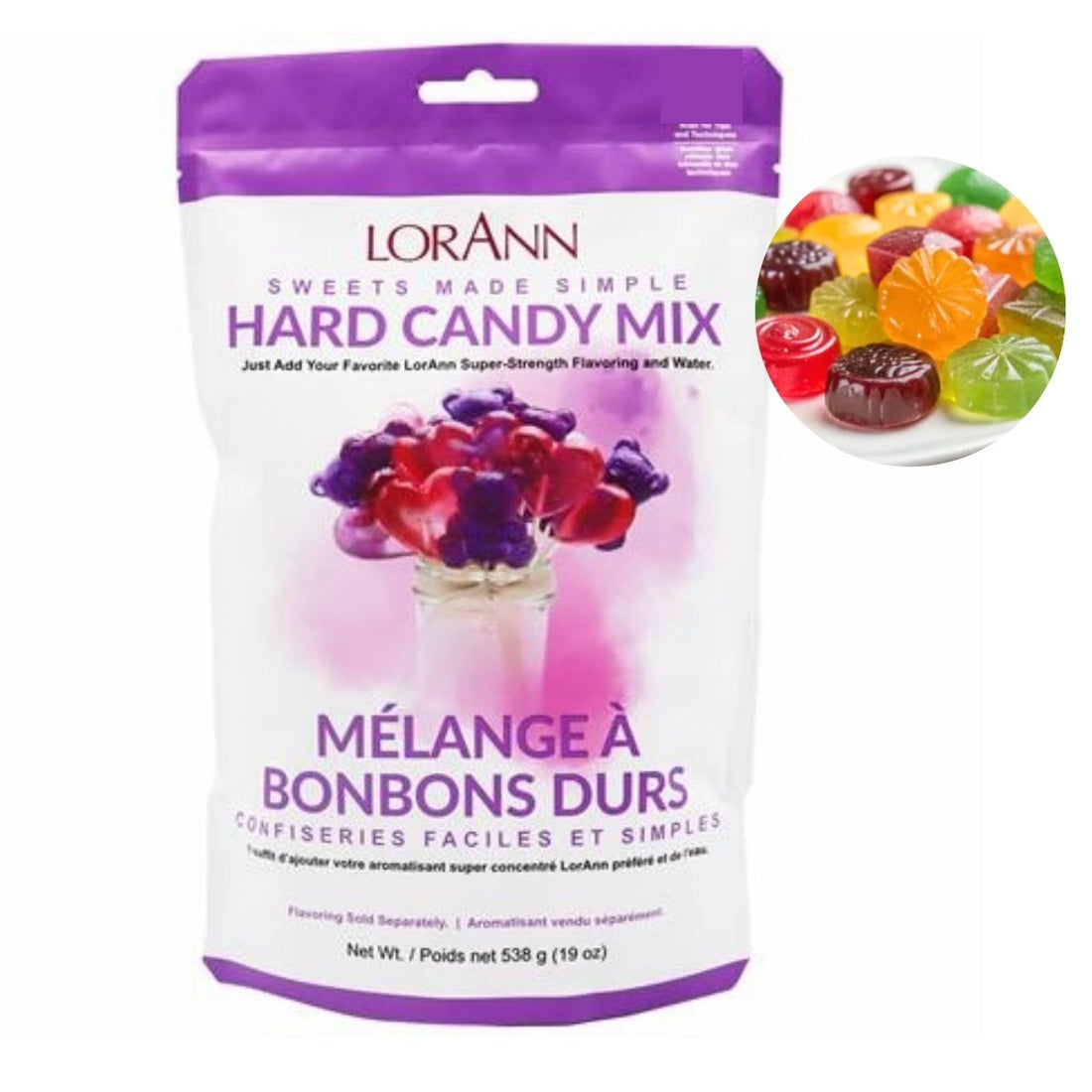 Hard Candy Mix / Mezcla para hacer Caramelos Repostería Lorann Gourmet