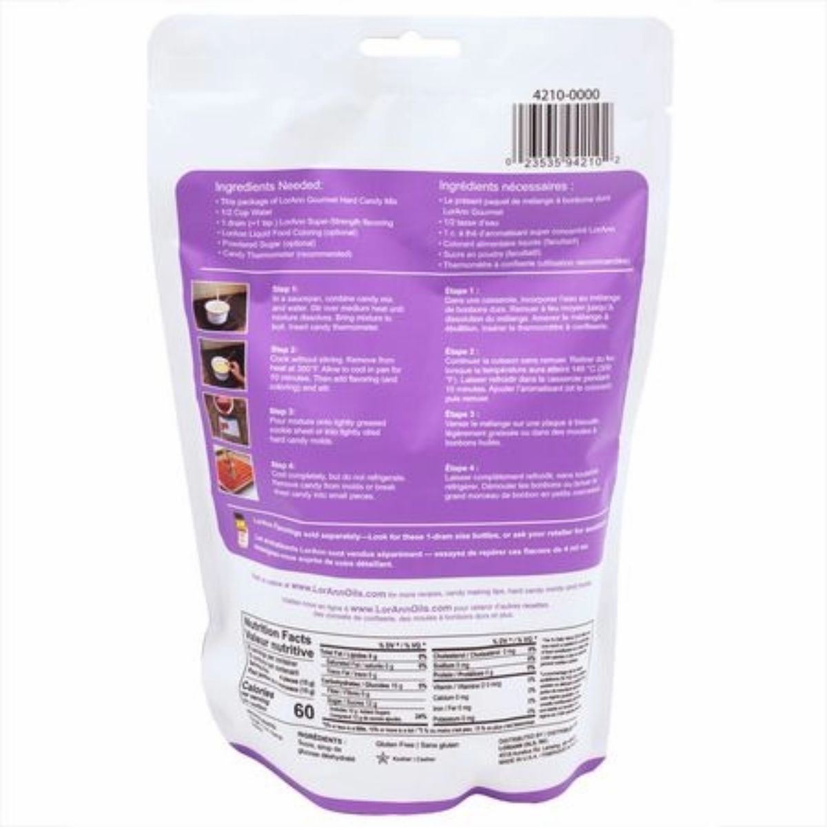 Hard Candy Mix / Mezcla para hacer Caramelos Repostería Lorann Gourmet