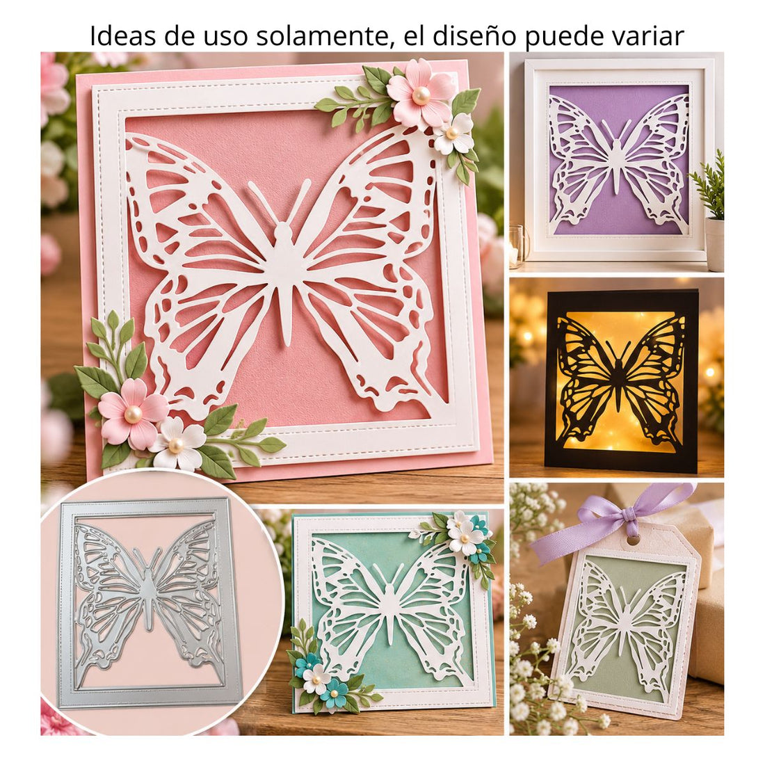 Suaje de Marco de Mariposa ** Con Pequeño Defecto